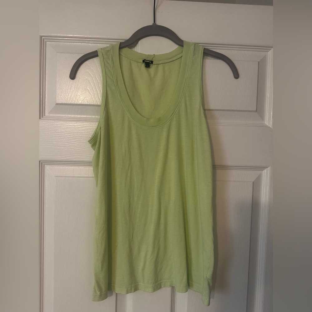 Monrow Light Green Tank Top